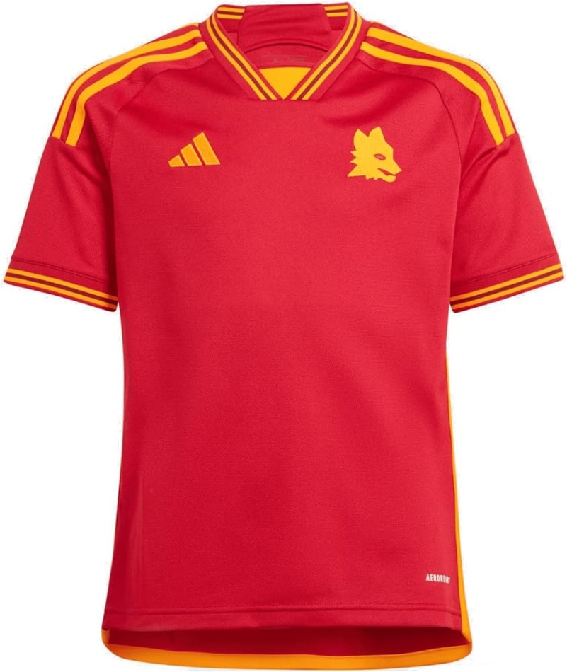 adidas soccer jersey design Bulan 2 adidas Youth Soccer Roma / Youth Home Jersey - Minimalist Design,  Moisture-Wicking, Sustainable Fabric