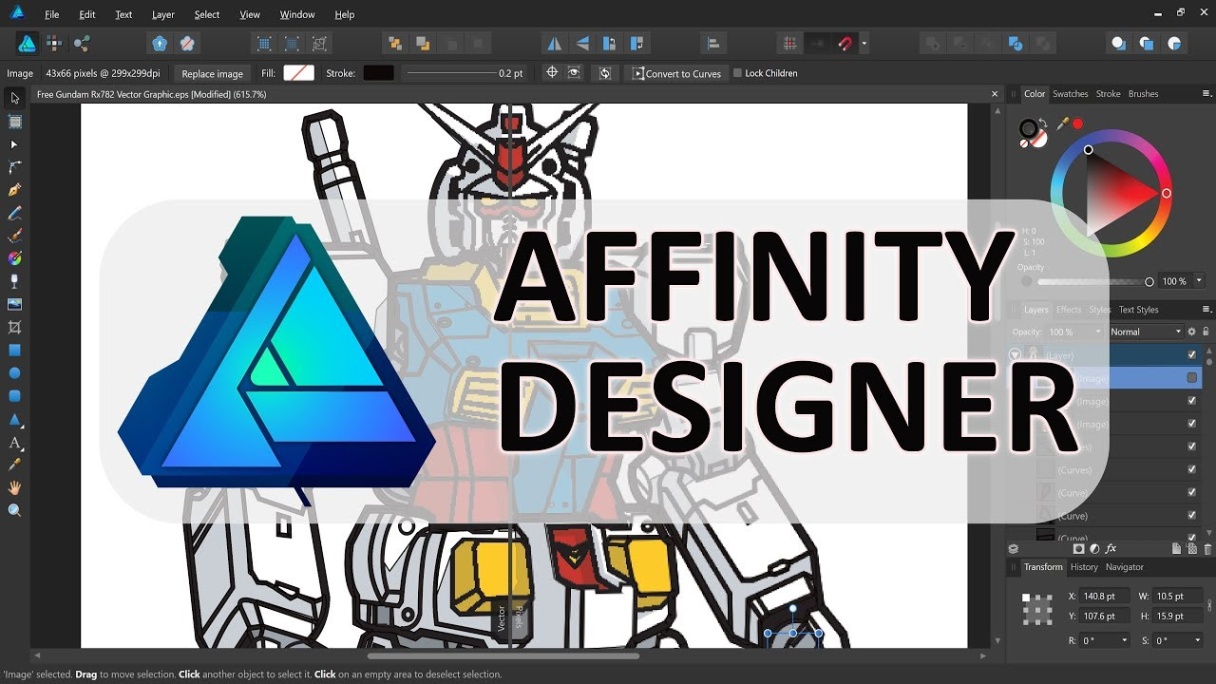 affinity designer convert image to vector Bulan 4 Affinity Designer -- An Awesome and Easy Vector Graphics Application