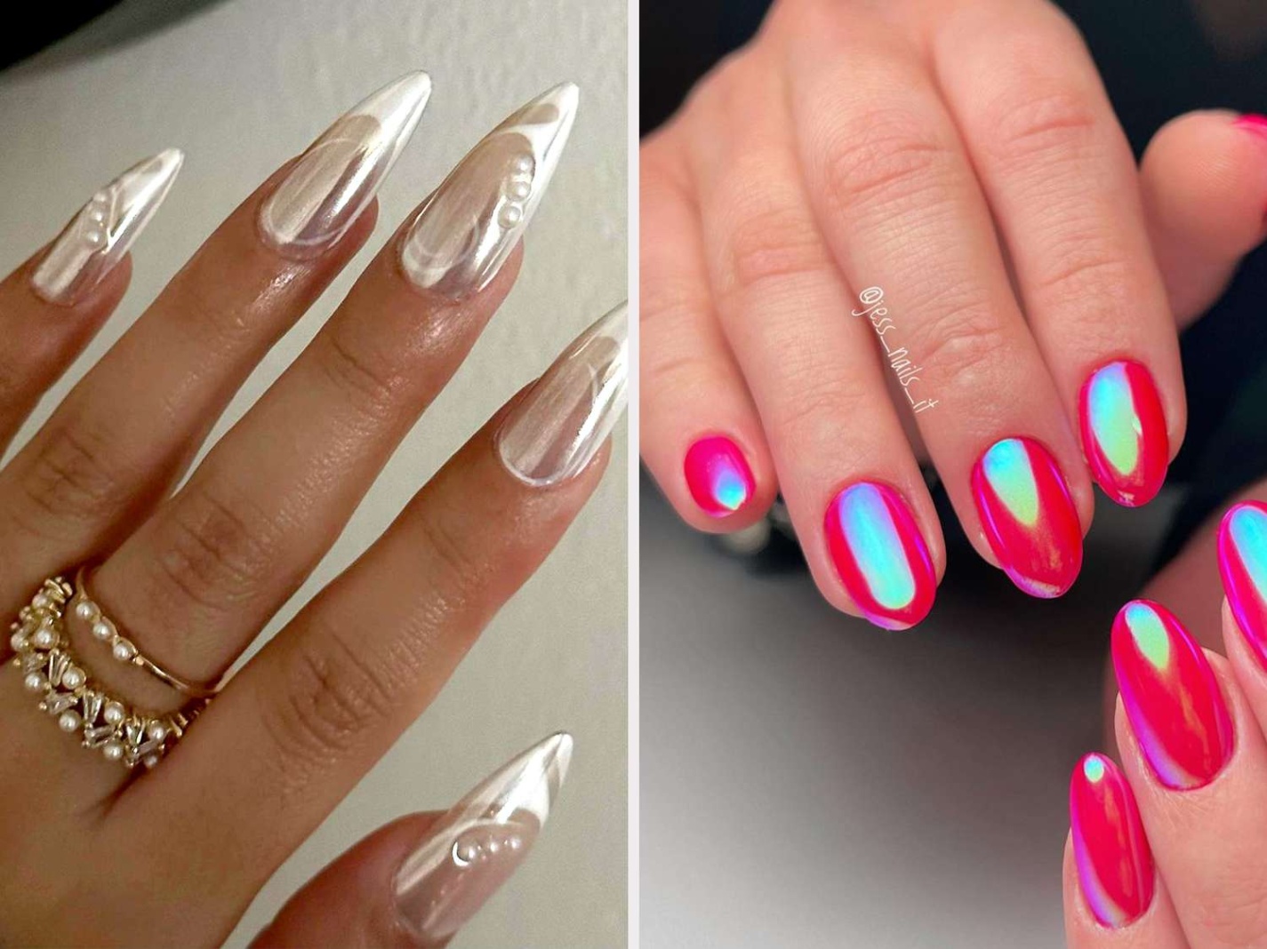 chrome nails designs Niche Utama Home  Chrome Nail Designs to Help You Shine Bright