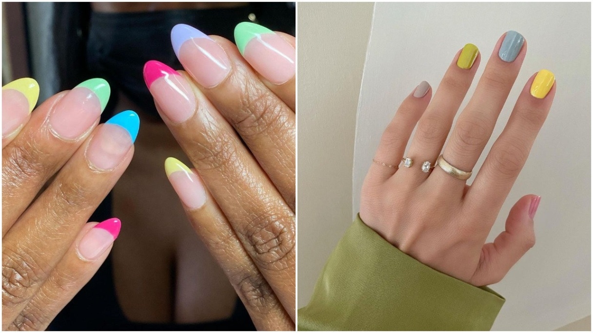 rainbow nail designs Niche Utama Home  Cute Rainbow Nail Designs to Wear This Summer  Glamour