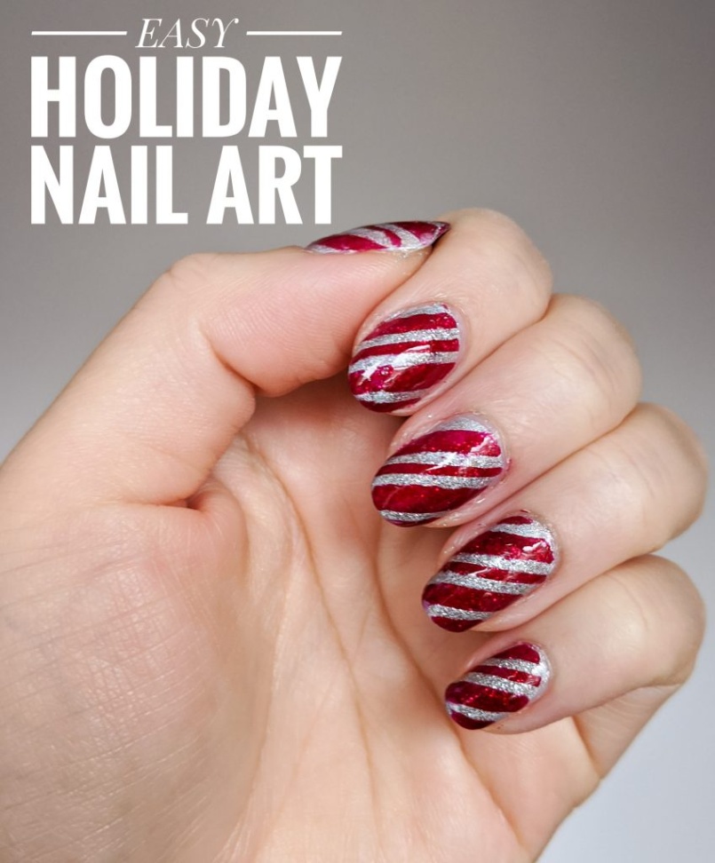 easy christmas nail designs Niche Utama Home Easy Christmas Nail Art – Eclectic Spark