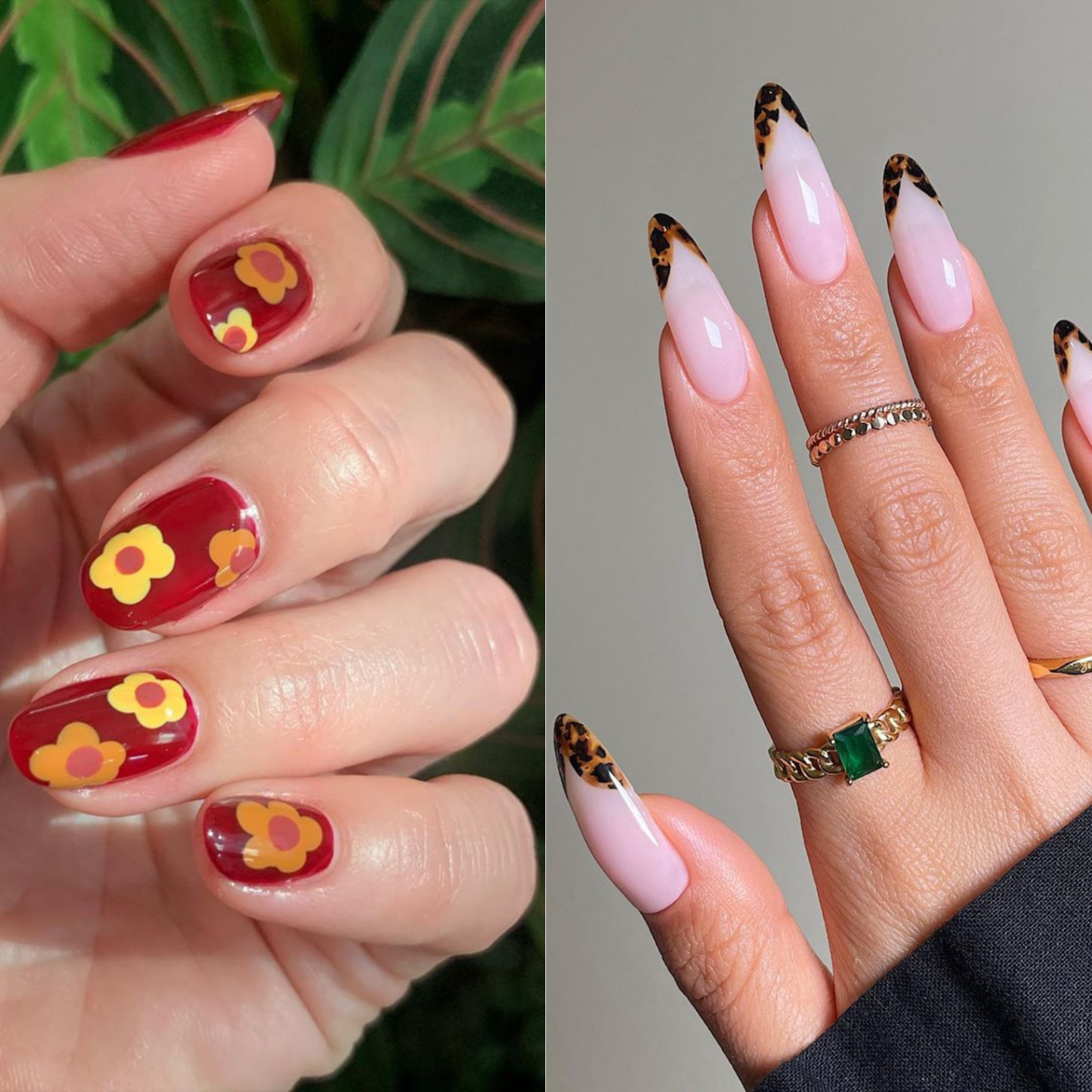 Get Trendy With These Must-try Nail Art Designs For Fall! 🍂💅 #nailart #autumnnails