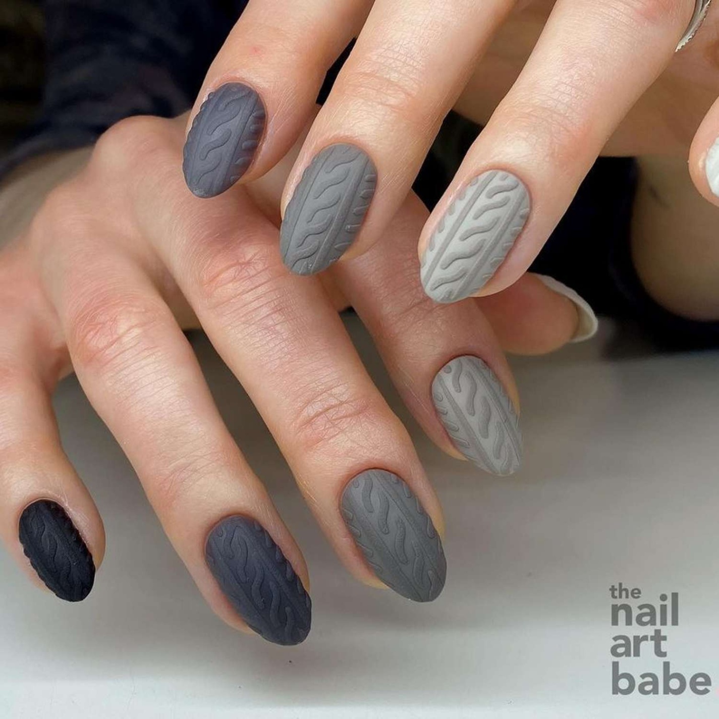gray nail designs Niche Utama Home  Gray Nail Polish Ideas That Are Anything But Gloomy