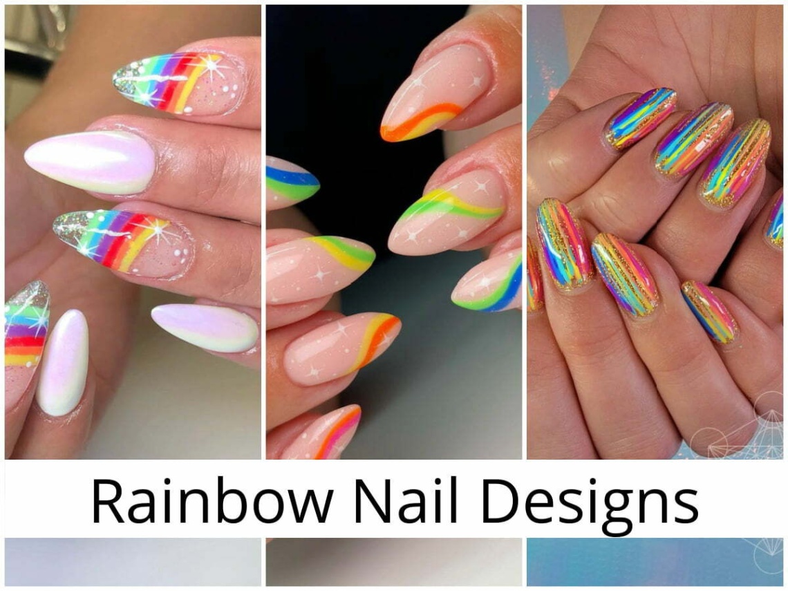 Get Ready To Dazzle With These Mind-blowing Rainbow Nail Designs!