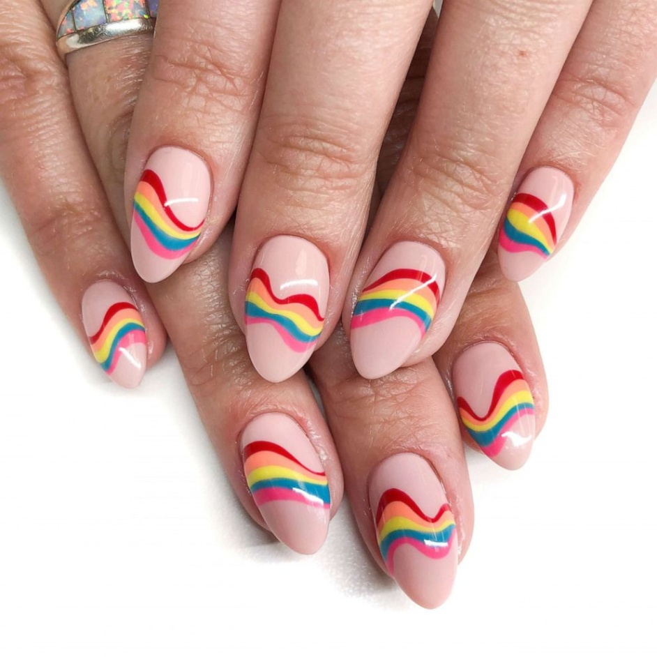 rainbow nail designs Niche Utama Home These pride nails are over the rainbow