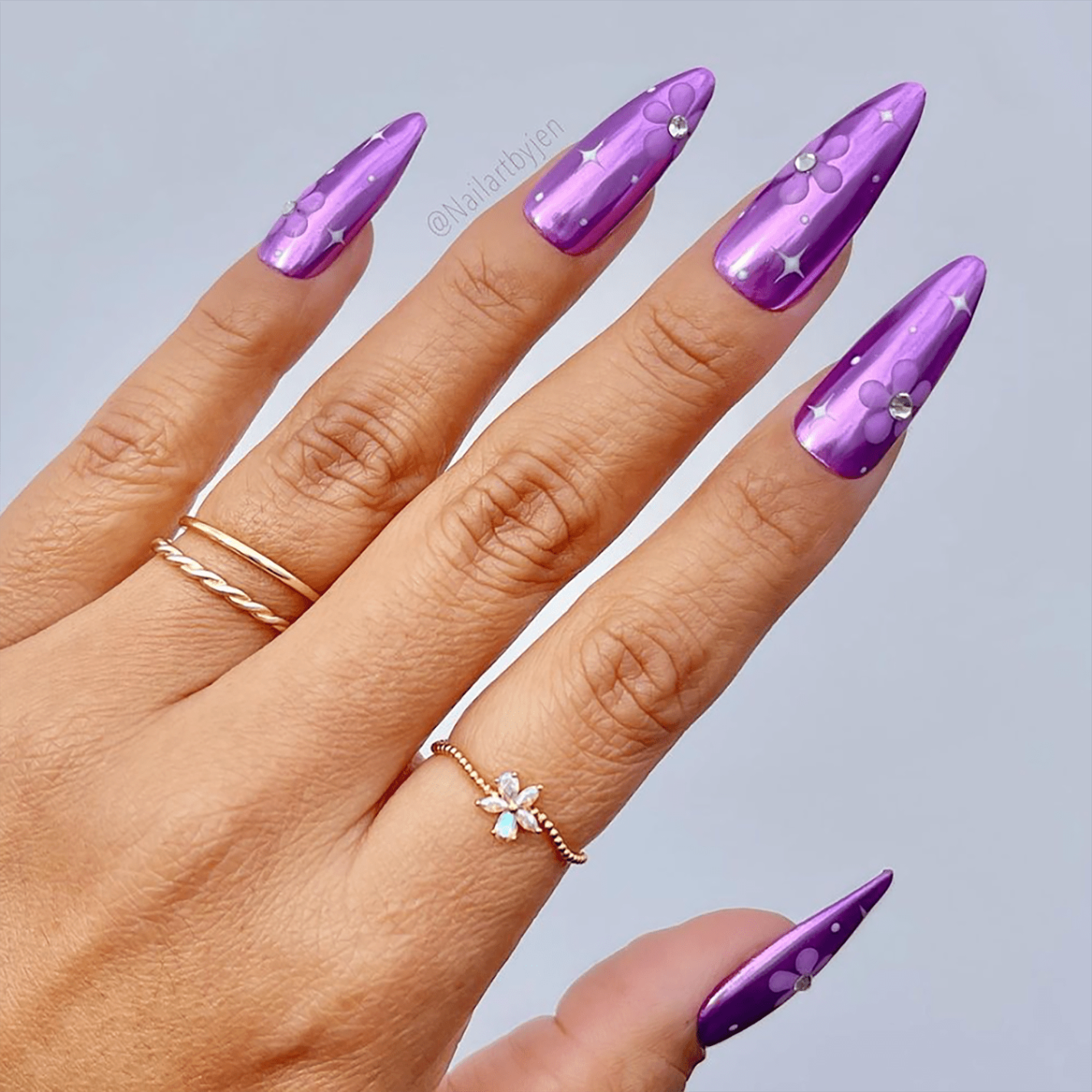 elegant purple nail designs Niche Utama Home www.byrdie